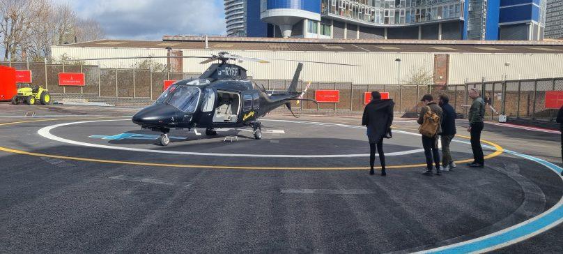 Battersea heliport apron