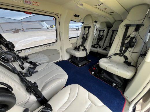 H145 8 seat Helicopter Cabin | Battersea Helicopter H145 8 seat helicopter cabin